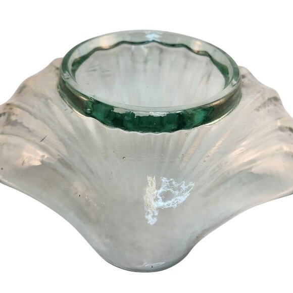 Handcrafted Vidrios San Miguel Recycled Glass Shell-Shaped Dish Coastal Decor Ma - Picture 4 of 6